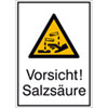 Warn-Kombischild Vorsicht! Salzs�ure