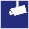Video Infozeichen nach  DIN 33450 Hinweis Video�berwachung