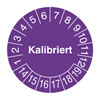 Pr�fplakette - Kalibriert 14-19