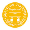 Pr�fplaketten - Gepr�ft von...am...K1-K2 in Jahresfarbe