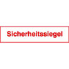 Sicherheitssiegel aus Dokumentenfolie, 10 St�ck auf Bogen