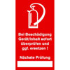 Pr�fsiegel - Brandschutz aus Dokumentenfolie, 9 St�ck auf Bogen