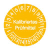 Pr�fplaketten - Kalibriertes Pr�fmittel in Jahresfarbe