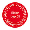Pr�fplaketten - Elektr. gepr�ft in verschiedenen Versionen