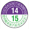 Pr�fplakette zweij�hrig 14/15