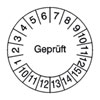 Pr�fplaketten - Gepr�ft