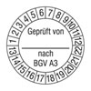 Gepr�ft von Nach BGV A3 13-22