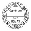 Gepr�ft von Nach BGV A3 14-23