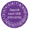Pr�fplakette VDE 0701/0702 14-19