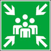 Rettungszeichen Sammelstelle Nr.02