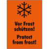 Vor Frost sch�tzen!