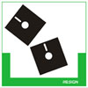 RESIGN / Symbolschilder Datentr�ger