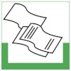 RESIGN / Symbolschilder Papier