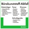 RESIGN / Textschilder