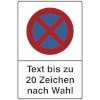 Haltverbotsschilder Symbol: Absolutes Haltverbot