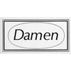 Textschilder zur Raumkennzeichnung Damen