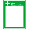 Aushang Notruf Telefonverzeichnis