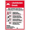 Aushang L�schdeckeneinsatz