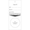 Grundplaketten-Anh�nger - Gepr�ft am... durch...gem��...