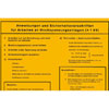 Sicherheitsaushang Anweisungen und Sicherheitsvorschriften f�r