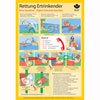 Berufsgenossenschaftlicher Aushang Rettung Ertrinkender