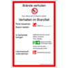 Aushang Brandschutzordnung Teil A gem. DIN 14096-1