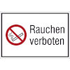Verbots-Kombischild Rauchen verboten