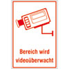 Video Infozeichen f�r die betriebliche Praxis Bereich wird video�berwacht