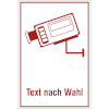 Video Infozeichen f�r die betriebliche Praxis mit Text nach Wahl