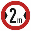 Verkehrsschilder nach StVO - Nr. 264 Verbot f�r Fahrzeuge �ber bestimmter Breite