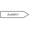 Innerbetrieblicher Wegweiser rechts