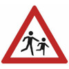 Verkehrsschilder nach StVO - Nr. 136-20 Kinder (Aufstellung links)