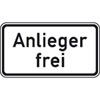 Zusatzschilder nach STVO / Typ 1, Nr. 1020-30
