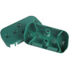 Ersatzteile f�r Fluchthauben Modelle D2, E und K Unterplatten f�r Haubenbefestigung, gr�n,