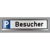 Reservierungsschild Kennzeichenrahmen zur Wandmontage, Kunststoff,