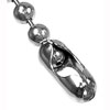 Schilderzubeh�r Befestigungsmaterial Klemmverschluss f�r Kugelkette 4,5 mm