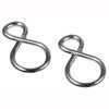 Befestigungsmaterial, S-Haken, Drahtst�rke 2,0 mm f�r Knoten- und Panzerketten, VE = 10 St�ck