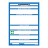 Betriebsanweisung f�r Maschinen DIN A4, zur  Selbstbeschriftung, VE = 25 St�ck
