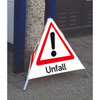 Symbol Achtung, Text Unfall