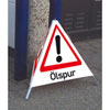 Symbol Achtung, Text Oelspur