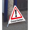 Symbol Achtung, Text Gasarbeiten