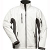 Softshell-Jacke, wei�/grau,