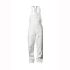 Latzhose, reinwei�, Tr�ger mit Patentschnallen,