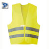 Warnschutzweste fluoreszierend gelb, 2 Reflexstreifen,