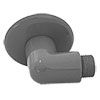 Augenduschen Notduschen Zubeh�r B-SAFETY R�ckwandanschlusswinkel mit Wandrosette, Messing,