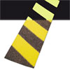 Warnmarkierungstreifen mit Antirutscheffekt (R13) schraffiert, EverGlow C 150, Alu