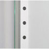 CLEAR ROD Aluminiumprofilschiene, silber eloxiert mit verdeckter Wandmontage