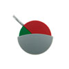 Frei-/Besetzt-Anzeige Farbe: silber, rot/gr�n (drehbar)