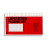 Dokumententasche Textaufdruck: Lieferschein - Packing List, selbstklebend