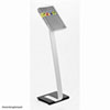 ALUMINO Bodenaufsteller Display Stand A4 aus Aluminium u. schwerem Gussfu�,